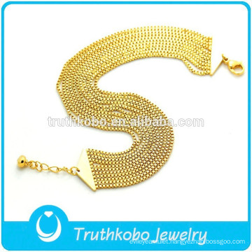 New Trend Product 18K Gold Filled Jewelry Box Chain Bracelet